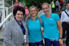 Helena Fibingerová, Barbora Špotáková a Denisa Rosolová