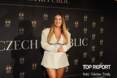 Adéla Krejdlová na představení TOP20 dívek Miss Czech Republic 2024