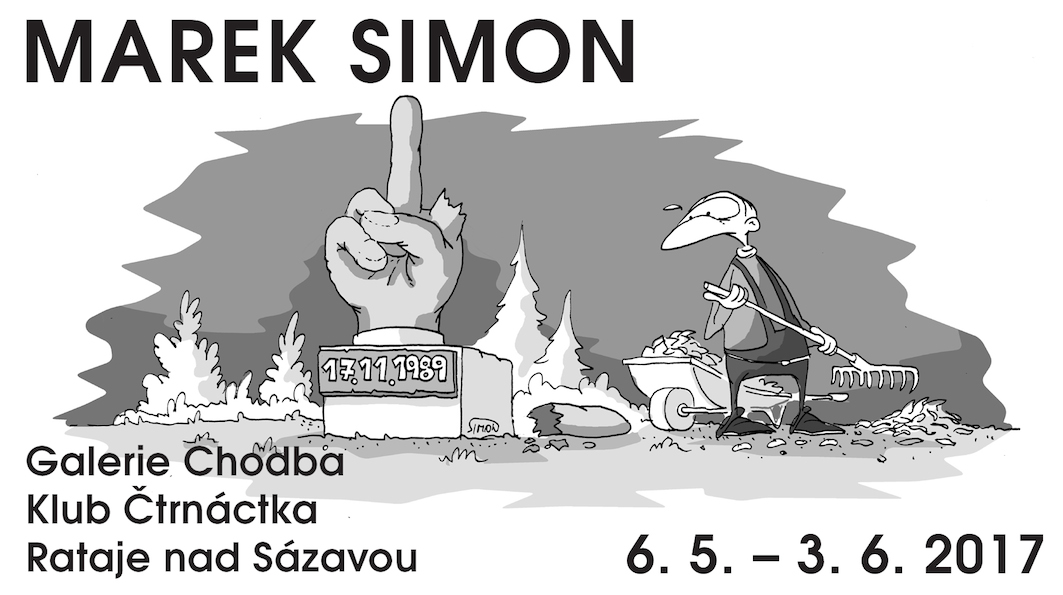 Kreslený humor Marka Simona v Ratajích nad Sázavou